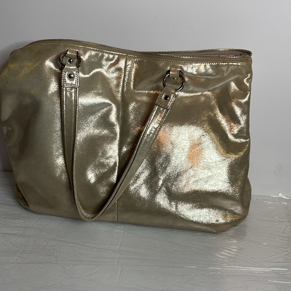 Gold Coach Preppy Bag - Picture 4 of 13